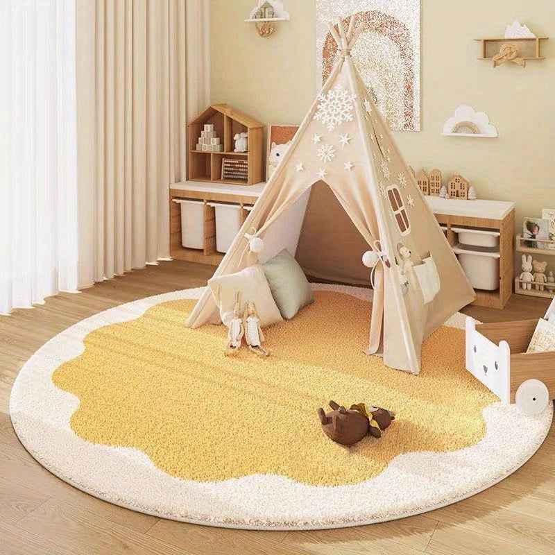Floral Area Rug Non-Slip – Stylish Durable Home Office Carpet Design