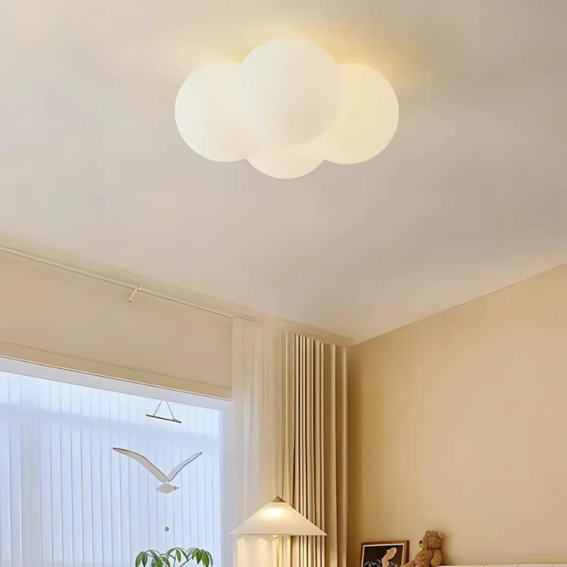Modern Ceiling Light Fixture – Stylish Cloud Design for Home and Office