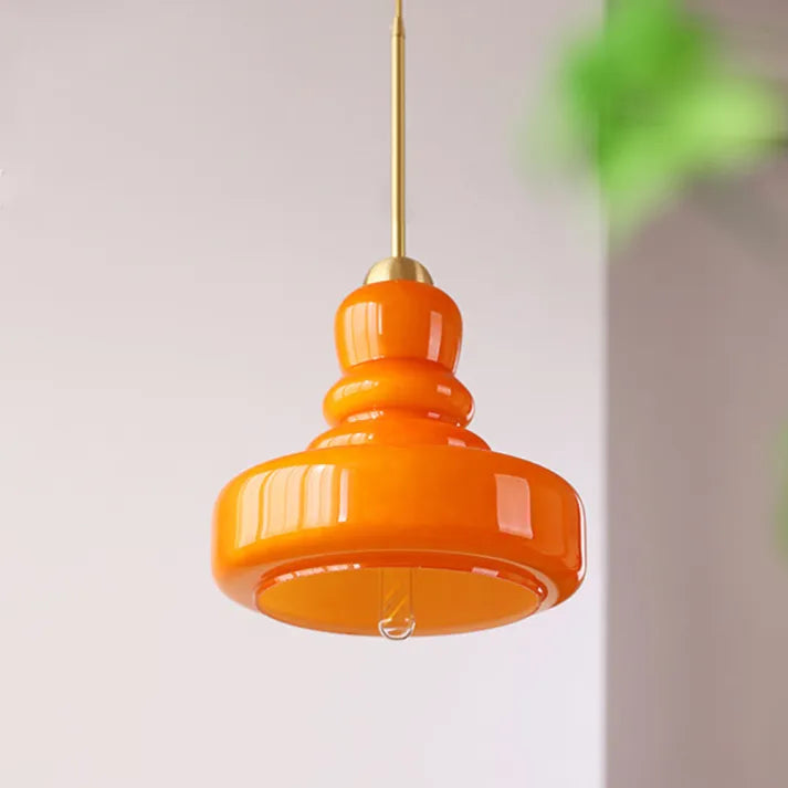 Modern Pendant Light – Bauhaus Glass Fixture for Home Office Decor