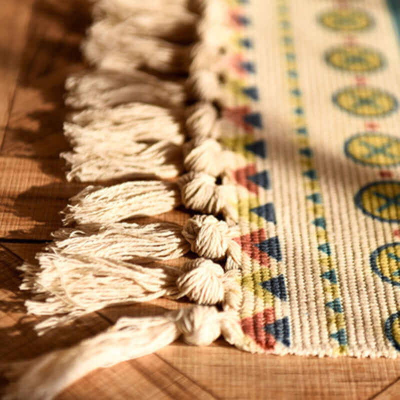 Boho Area Rug 60x90 cm – Washable Decorative Rug for Cozy Home Spaces