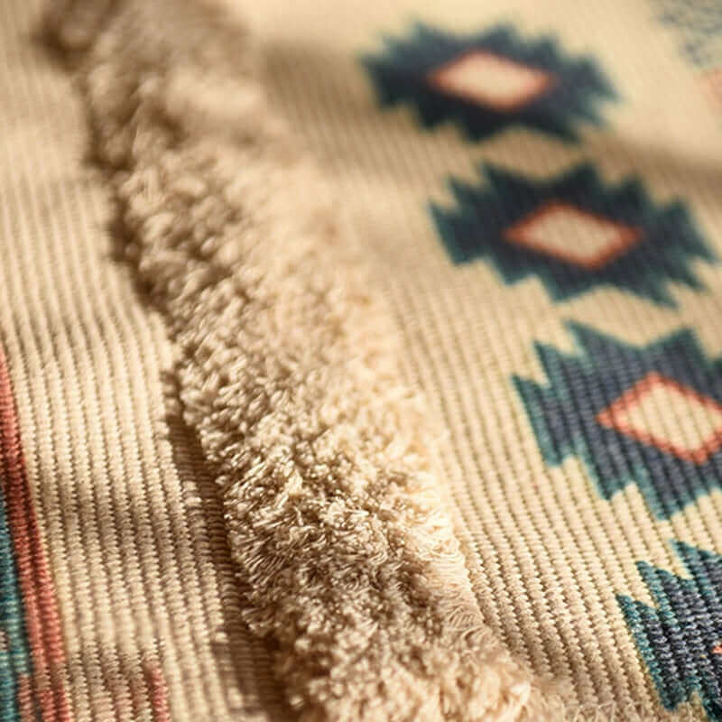 Boho Area Rug 60x90 cm – Washable Decorative Rug for Cozy Home Spaces