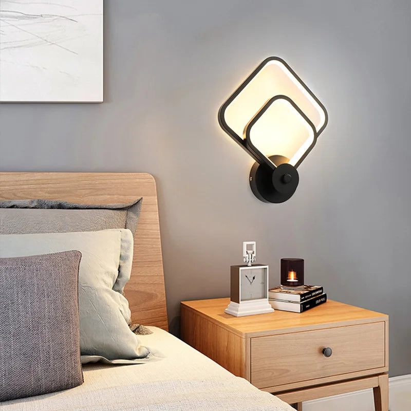 LED Wall Light Modern Design – Iron Decorative Fixture for Home Office