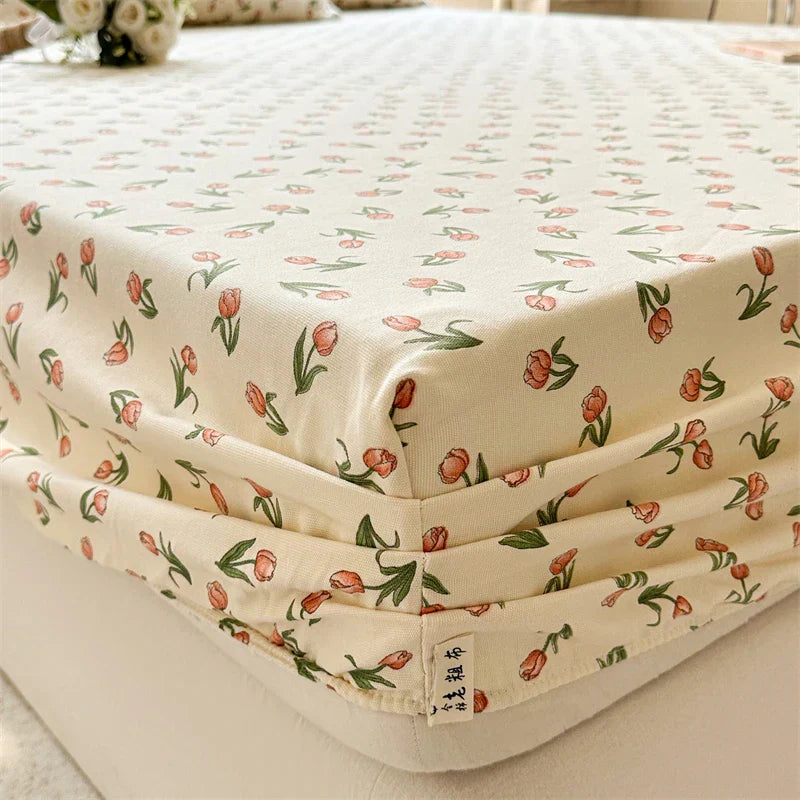Breathable Cotton Fitted Sheet – Soft, Comfortable Bedding for Better Sleep