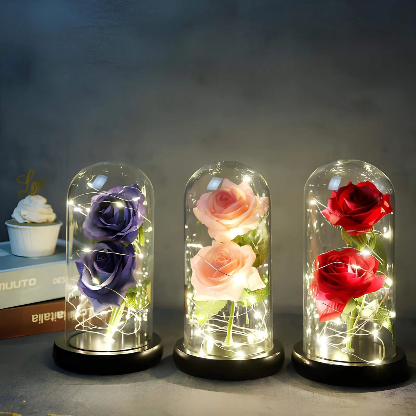 LED Table Lamp – Stylish Ambient Lighting for Home Decor and Romance