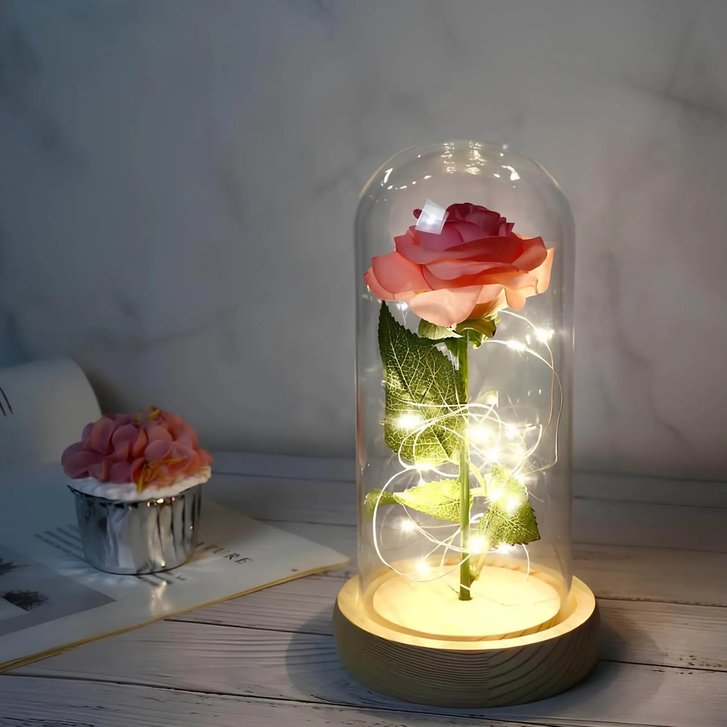 LED Table Lamp – Stylish Ambient Lighting for Home Decor and Romance