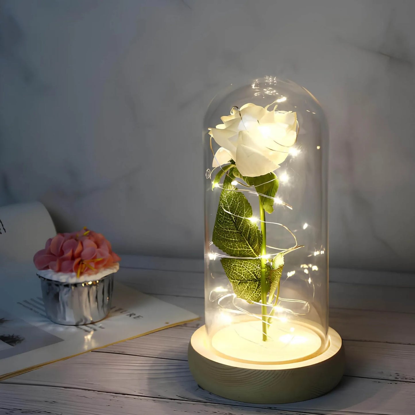 LED Table Lamp – Stylish Ambient Lighting for Home Decor and Romance
