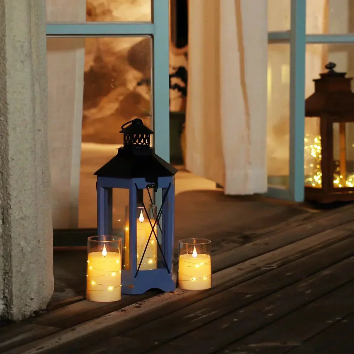 LED Tea Lights – Realistic Flame Effect Candles for Home and Office Decor
