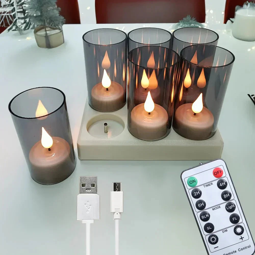 Flameless Candles for Home Decor – Realistic Flickering LED Lights for Ambiance