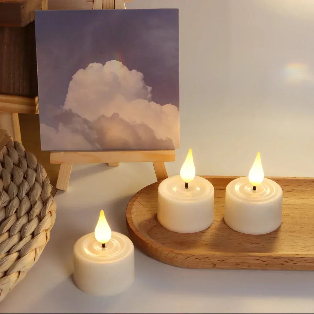 Flameless Candles for Home Decor – Realistic Flickering LED Lights for Ambiance