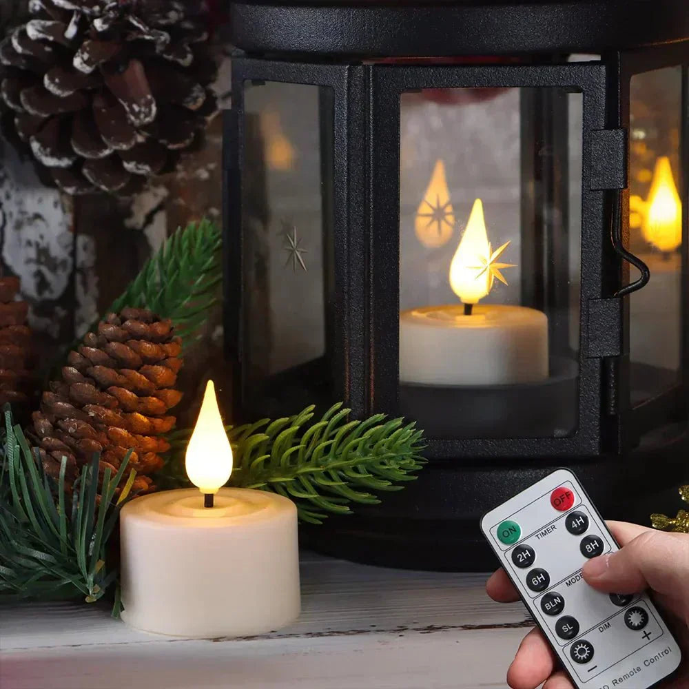 Flameless Candles for Home Decor – Realistic Flickering LED Lights for Ambiance