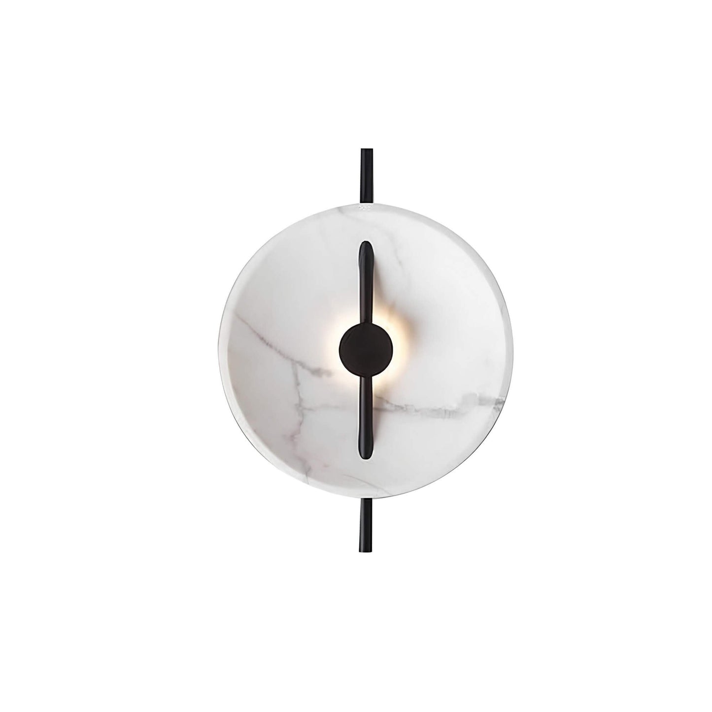 LED Wall Light Modern Design – Round Marble Fixture for Home Office Decor