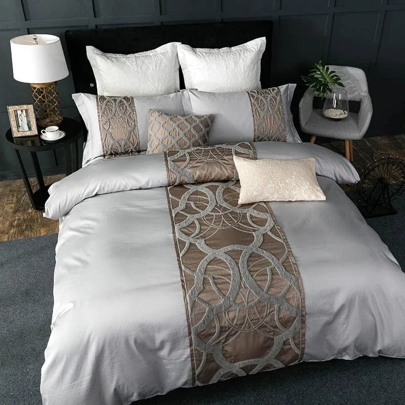 Geometric Bedding Set – Luxurious Comforter and Pillow Covers for Home Style