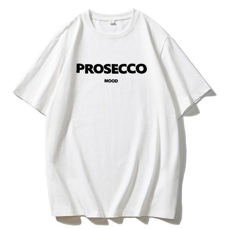 Plus Size Tee – Trendy Prosecco-Mood Graphic Shirt for Women