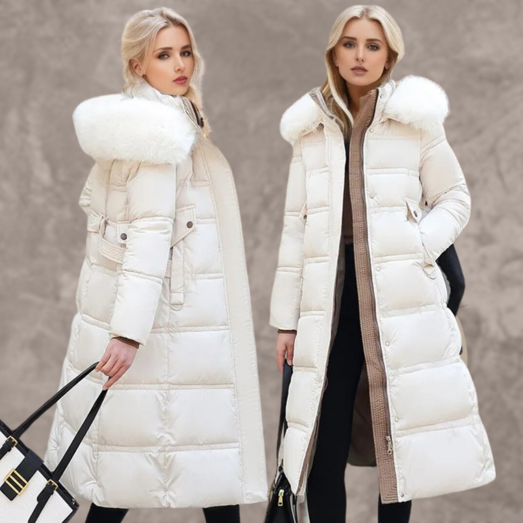 Winter Jacket Women – Stylish Warm Coat with Hood and Pockets