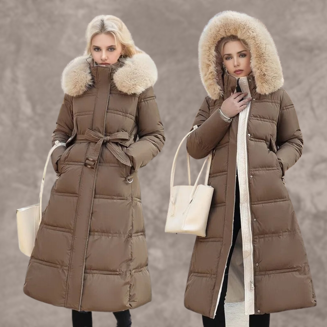 Winter Jacket Women – Stylish Warm Coat with Hood and Pockets