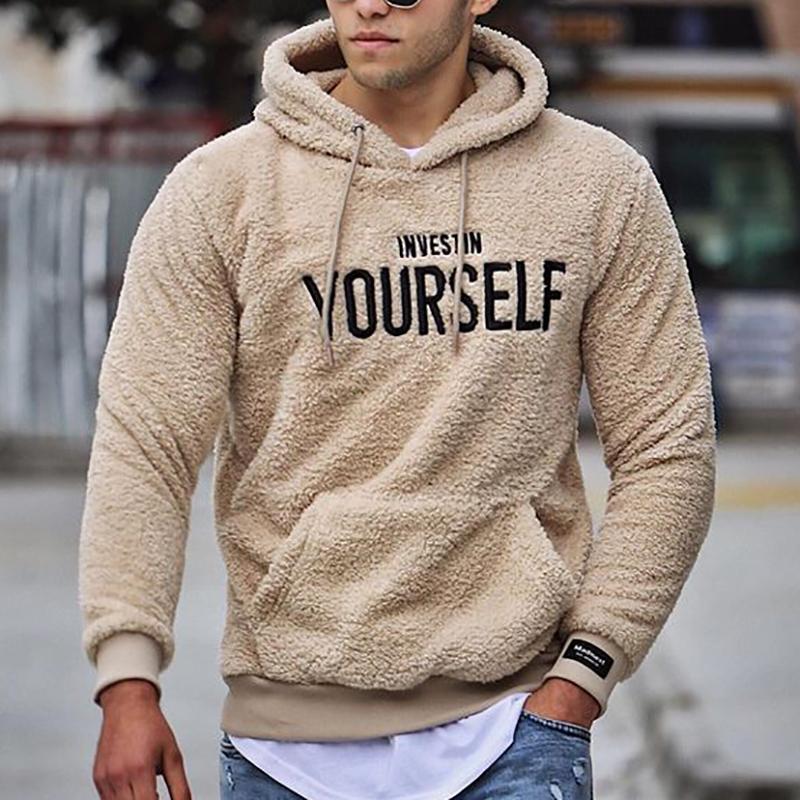 Warm Hoodie for Men – Comfortable Fleece Pullover for Casual Wear