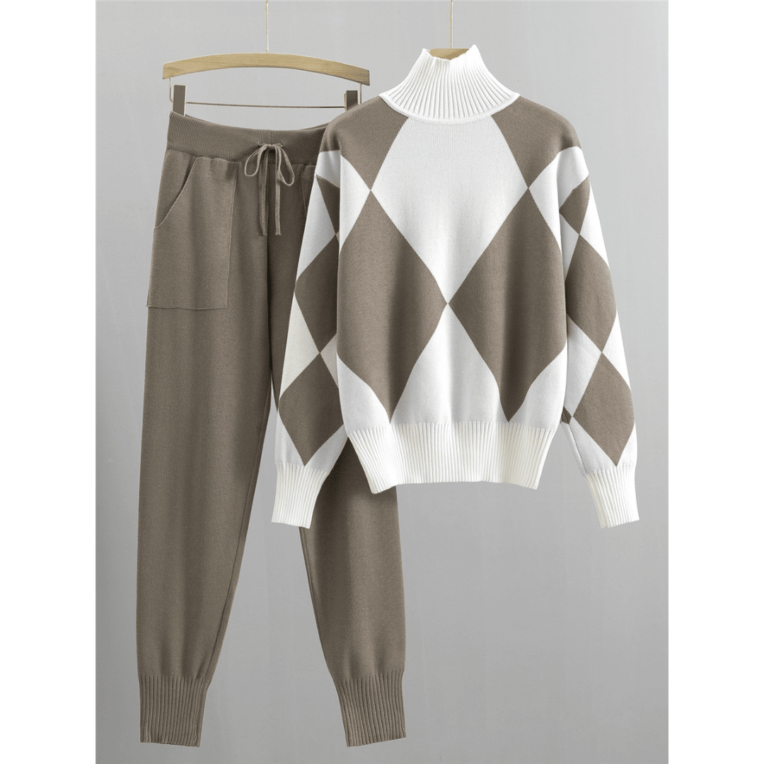 Women's Sweater and Pants Set – Cozy Knit Outfit for Casual Wear