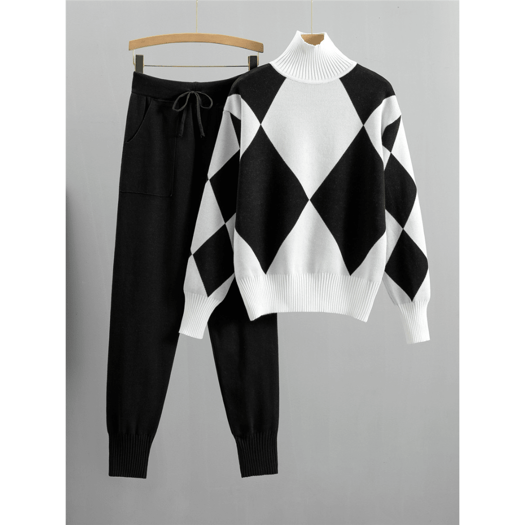 Women's Sweater and Pants Set – Cozy Knit Outfit for Casual Wear