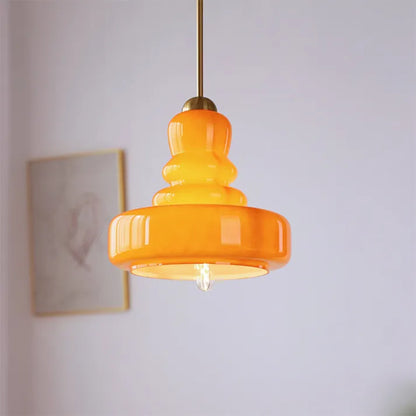 Modern Pendant Light – Bauhaus Glass Fixture for Home Office Decor