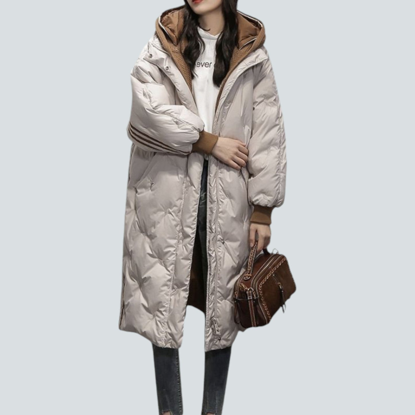 Long Padded Jacket Women – Warm Winter Coat Stylish Design