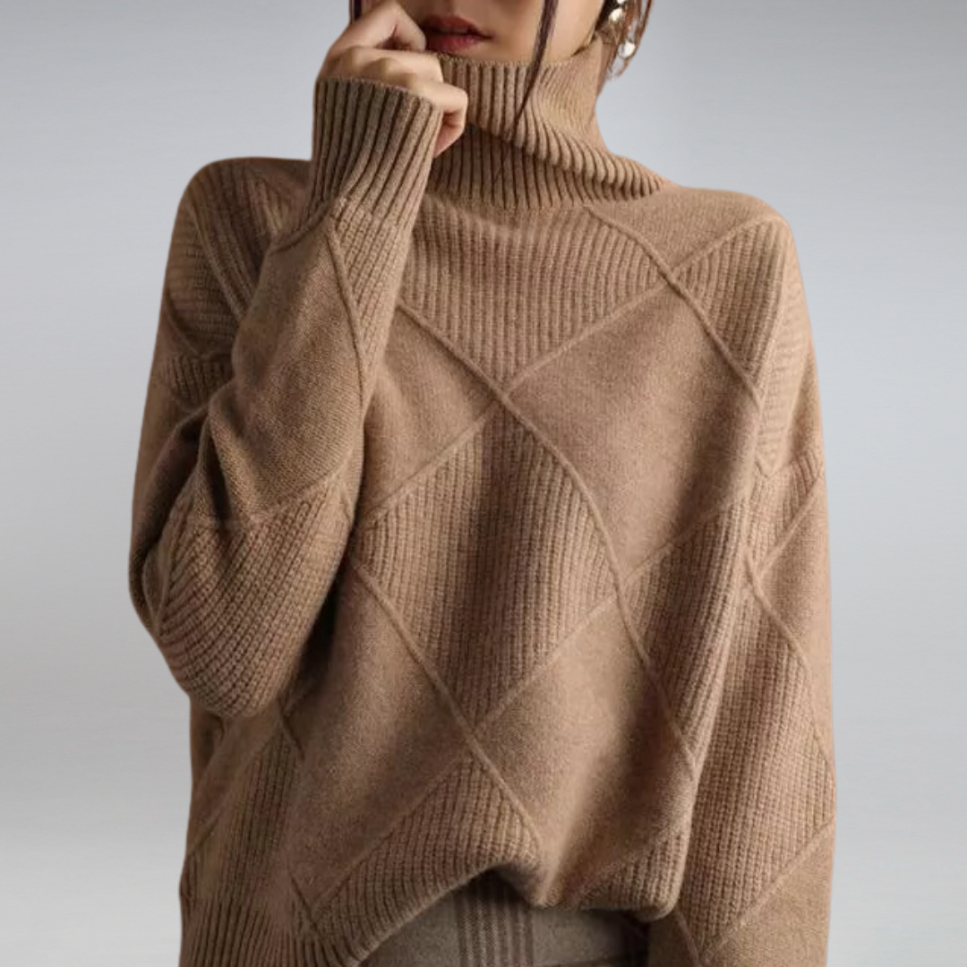 Turtleneck Sweater Women – Cozy Knit Pullover for Fall Fashion