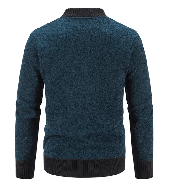 Men's Cardigan Zipper Knit – Stylish Warm Sweater for Casual Wear