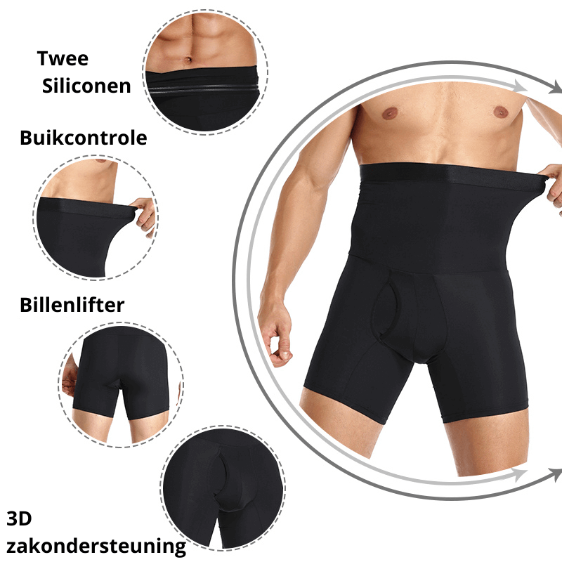 Men's Compression Boxershorts – Breathable Stretch Fabric for Active Comfort