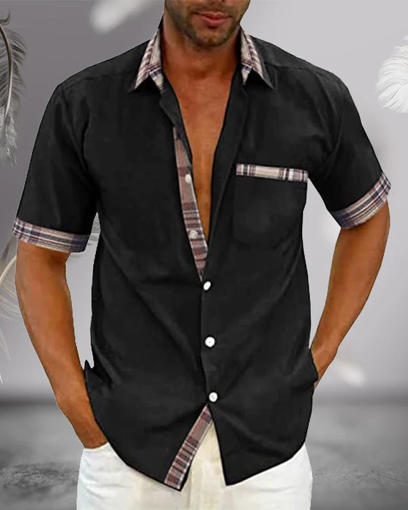 Men's Summer Shirt – Lightweight Casual Short Sleeve Top