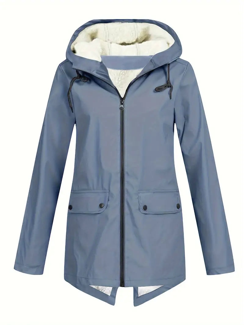 Windproof Women's Jacket – Lightweight Waterproof Outdoor Coat