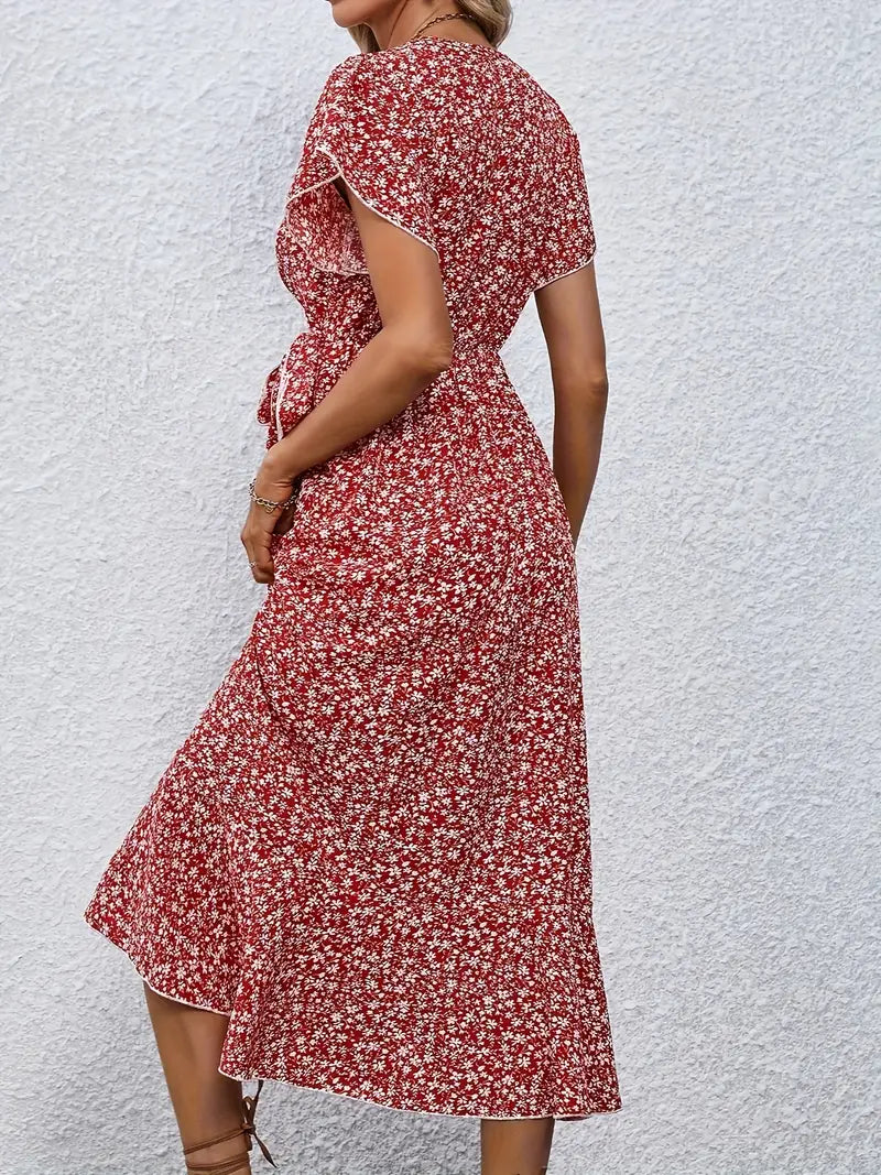 Summer Dress Women – Lightweight Floral Maxi Dress for Beach