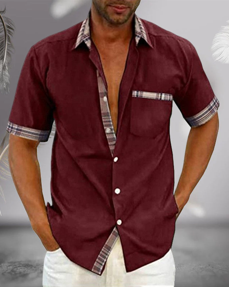 Men's Summer Shirt – Lightweight Casual Short Sleeve Top