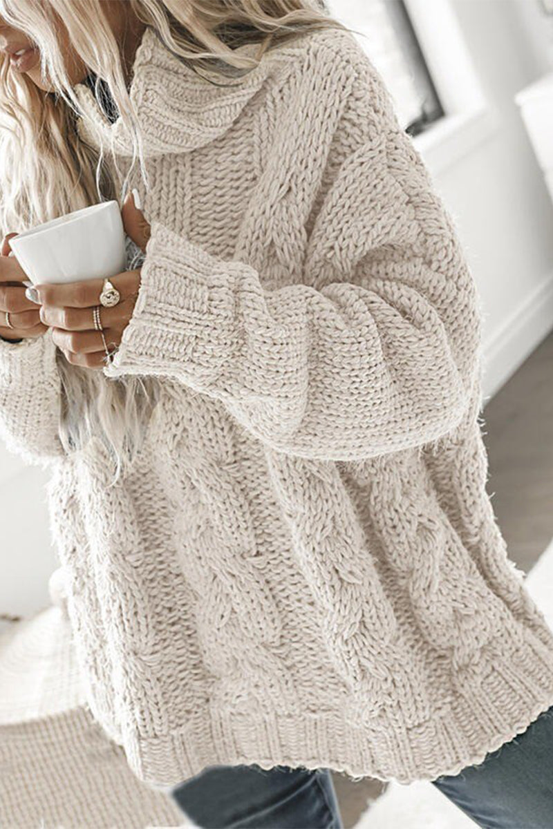 Cozy Knit Sweater Women – Soft Warm Pullover for Fall