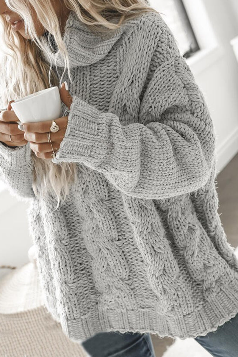 Cozy Knit Sweater Women – Soft Warm Pullover for Fall