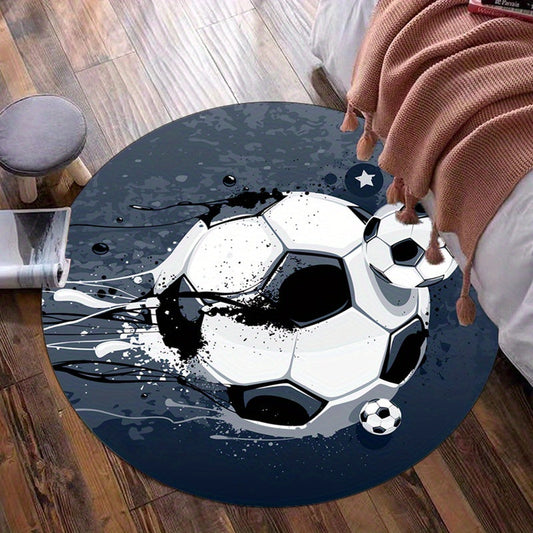 Non-Slip Round Area Rug – Soft Plush Carpet for Living Room and Bedroom