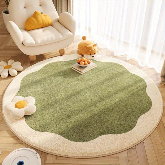 Floral Area Rug Non-Slip – Stylish Durable Home Office Carpet Design