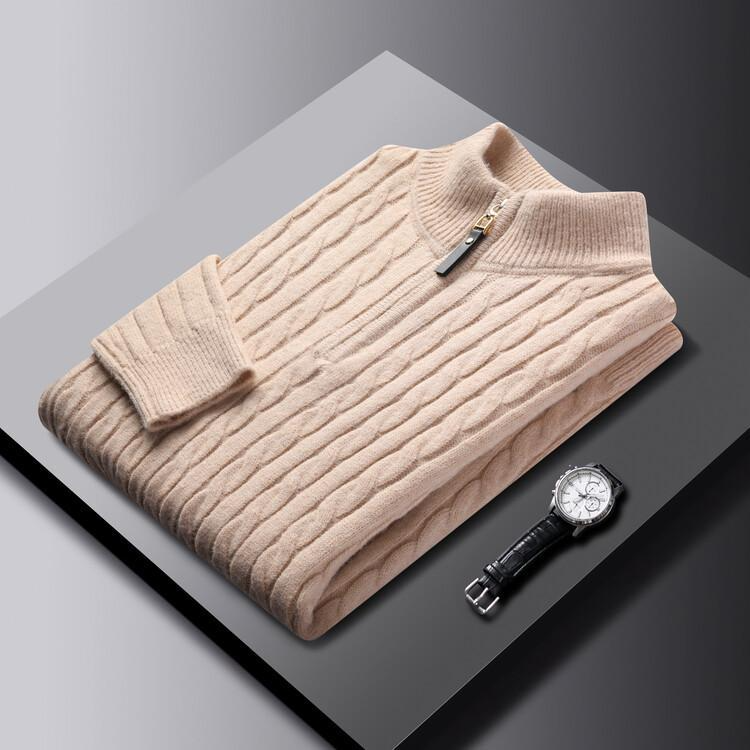 Half-Zip Sweater Men – Stylish Pullover for Modern Casual Wear