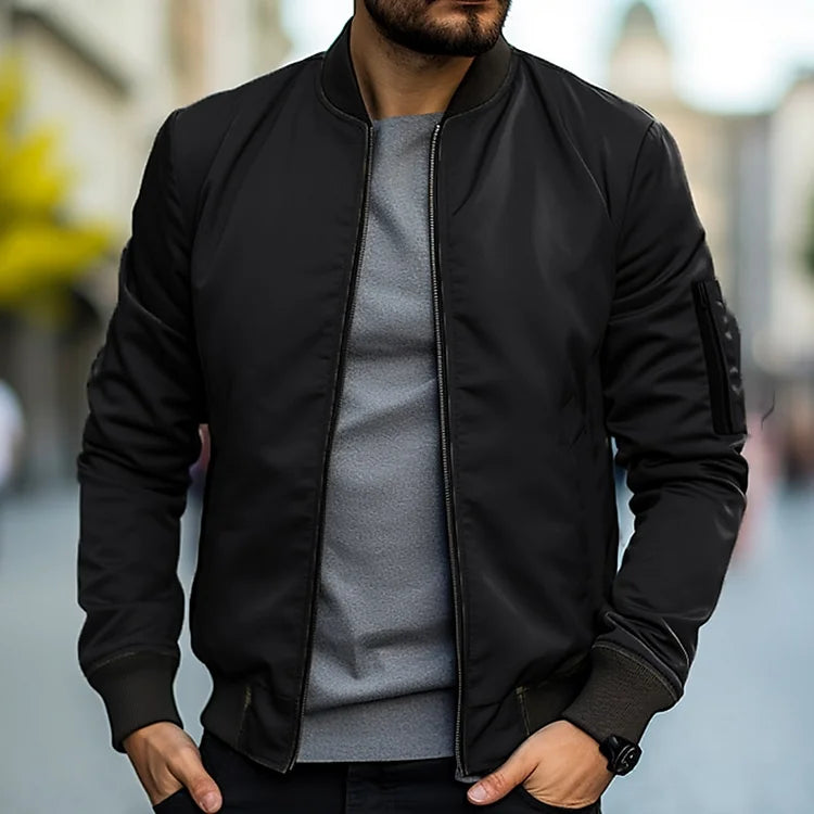 Men's Bomber Jacket – Stylish Lightweight Outerwear for Casual Wear