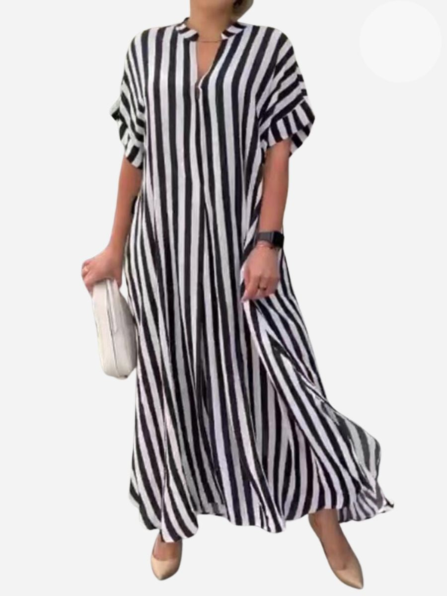 Plus Size Summer Dress – Flowy Elegant Maxi Dress for Women