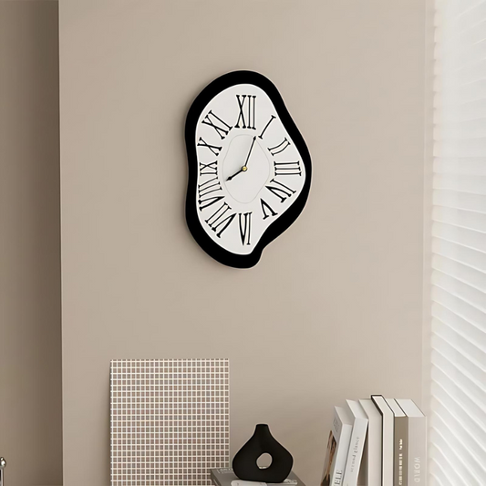Surrealist Wall Clock for Home Decor – Unique Antique Style for Office