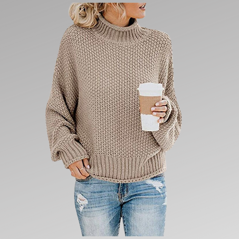 Trendy Knit Sweater Women – Stylish Casual Pullover for Fall