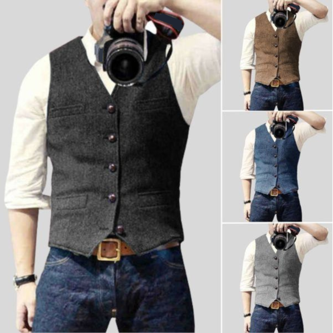 Men's Waistcoat – Elegant Tailored Vest for Formal Occasions