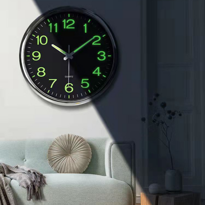 Illuminated Wall Clock – Modern Design Easy Readability for Home Office Decor