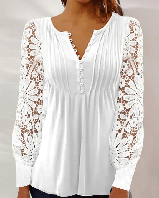 Elegant Long Sleeve Blouse – Chic Women's Top for Any Occasion