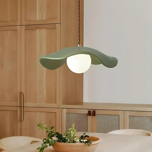 Pendant Light Fixture – Wabi Sabi Metal Design for Dining Room Decor