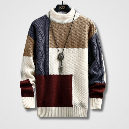 Men's Knitted Sweater – Cozy Pullover for Casual Wear