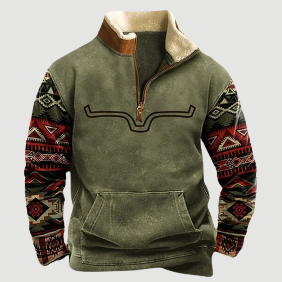 Vintage Fleece Jacket – Cozy Retro Outerwear for Men