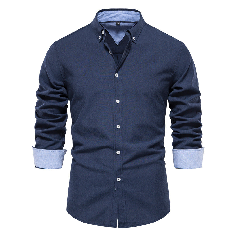 Classic Men's Shirt – Stylish Cotton Dress Shirt for Casual and Formal Wear