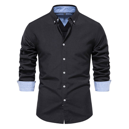 Classic Men's Shirt – Stylish Cotton Dress Shirt for Casual and Formal Wear