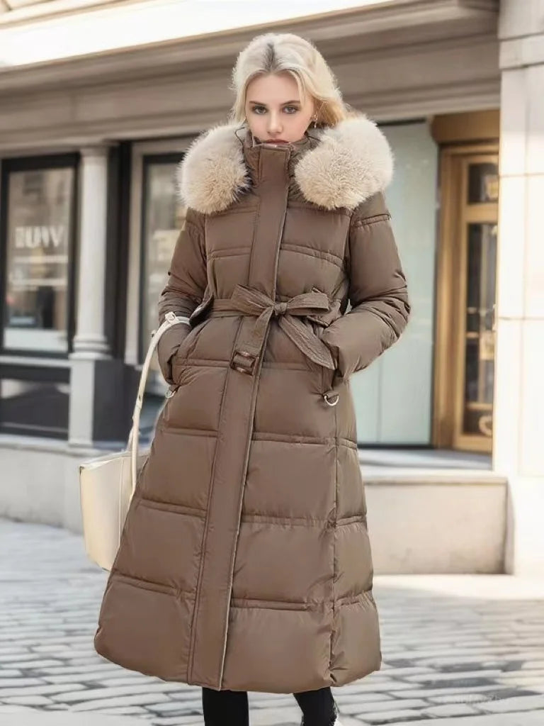 Women's Luxury Parka Jacket – Stylish Warm Coat for Cold Weather