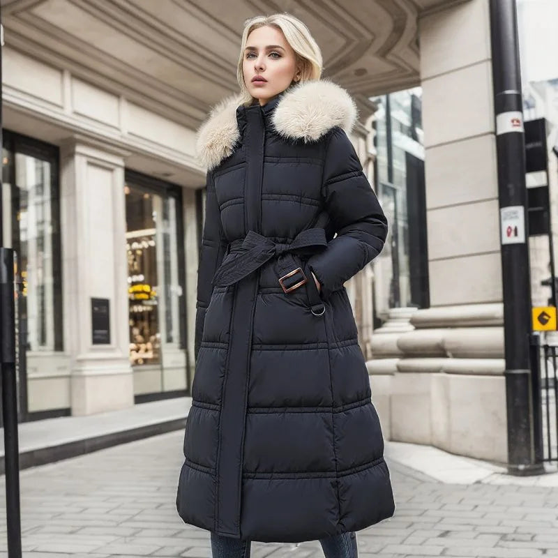 Long Parka Coat Women – Stylish Warm Winter Jacket with Hood